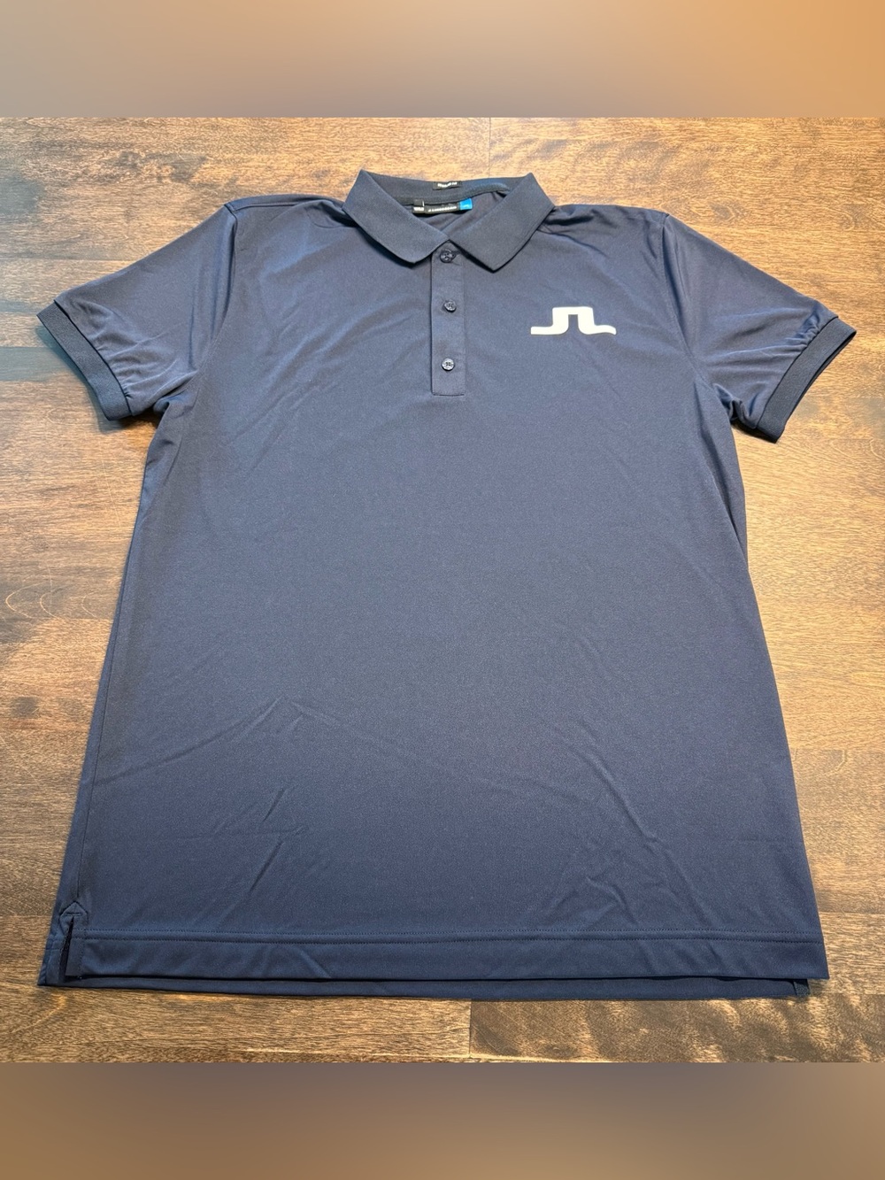 J.Lindeberg Big Bridge Regular Fit TX Jersey Golf Polo Shirt Dark Navy